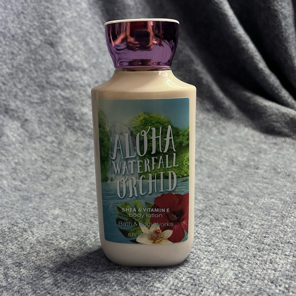 Bath & Body Works Aloha‎ Waterfall Orchid Shea & Vitamin e Lotion 8oz New